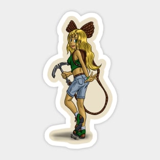 Jade Davis Hiking gear Sticker